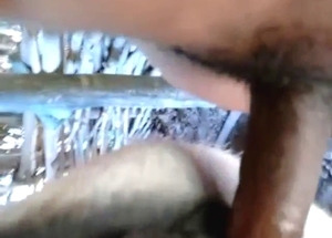 Donkey banging with close-ups, sliding in and out